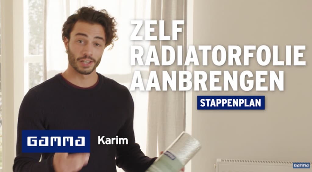 Zelf radiatorfolie aanbrengen