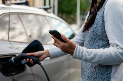 Map of electric charging points in Amsterdam