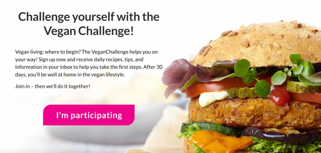 Daag jezelf uit met de VeganChallenge!